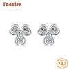 Tancise 925 Sterling Silver Zircon Earrings Drop Earrings For Women Wedding Party Gifts
