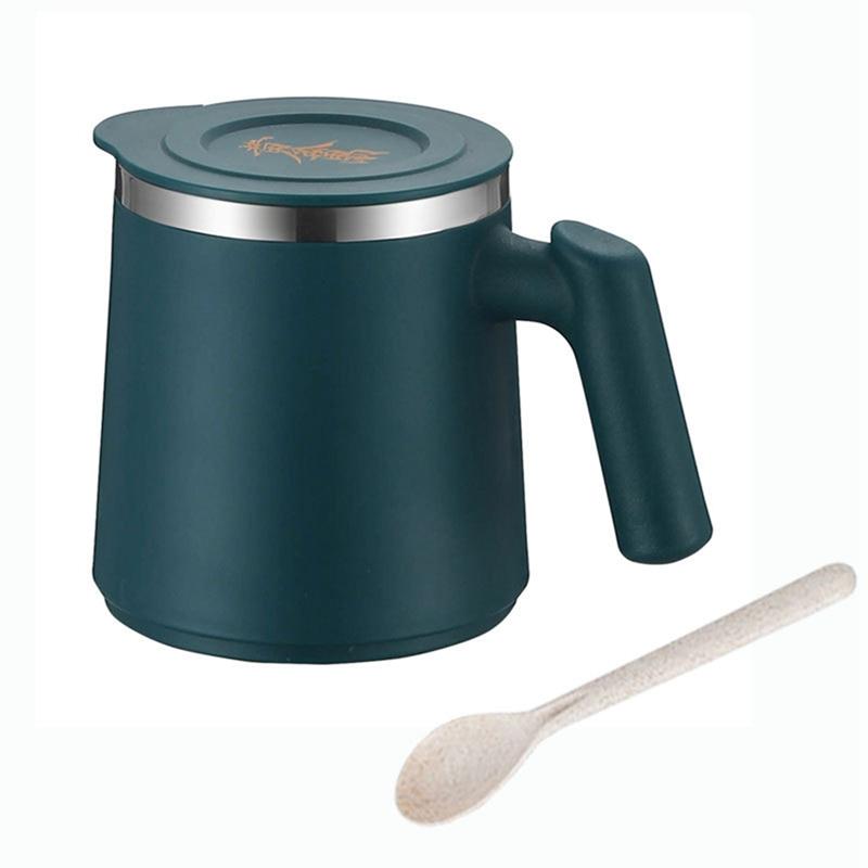 Кружка из нержавеющей стали 304, высококачественная кружка для кофе, переносная офисная термоизолированная кружка для воды для студентов