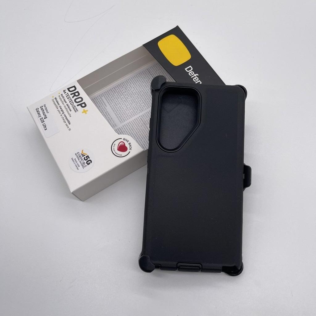 3-в-1 Противоударный чехол серии Defender для Samsung Galaxy S26Ultra Pro Edge S25 Plus S24 S23 Ott BOX Клипса для ремня Противоударная Защитная крышка