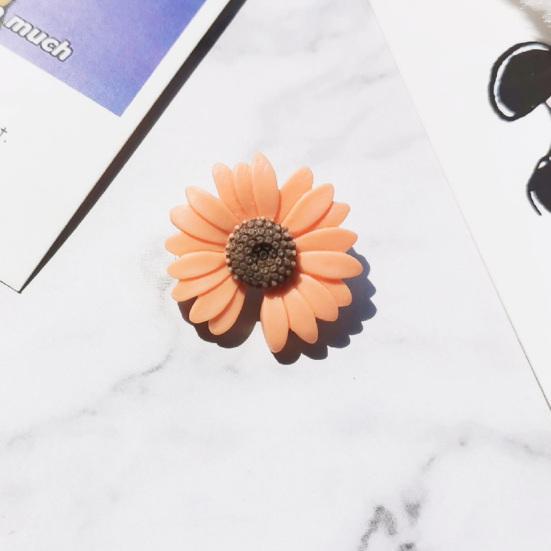 Brooch Pin Chrysanthemum Gap Japan Style Unisex Cartoon Floral Couple Brooch Clothes Decor
