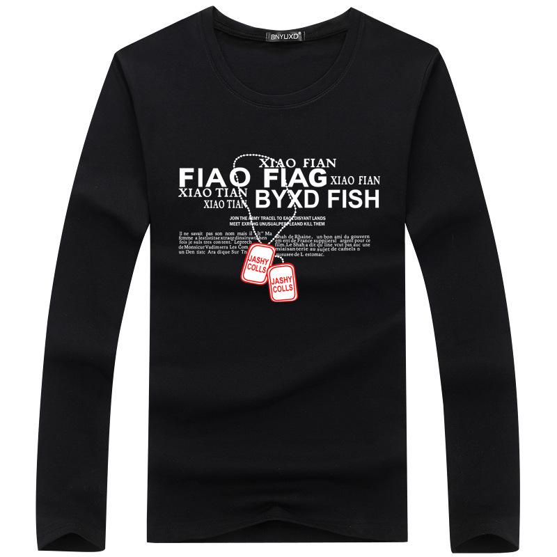 Мужские толстовки большого размера с круглым вырезом и длинным рукавом, облегающие, на весну и осень