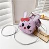 Polyester Bunny Bow Cute Childlike Cartoon Slung Shoulder Bag Is Light Super