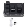 4 Key 1 Knob Keyboard USB Mini Blue Switch Programmable Macro Mechanical Custom Industrial Gaming with RGB Light Black