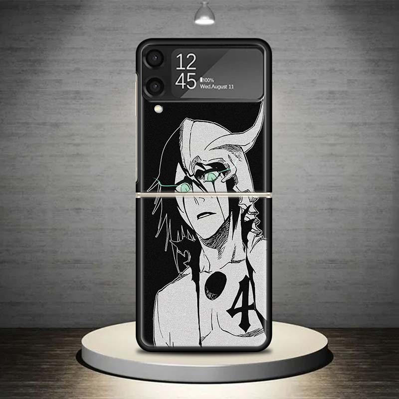 Чехол для телефона Bleach Улькиорра Сифер 4 для Samsung Galaxy Z Flip 7 6 5 4 3 5G Ударопрочный чехол Z Flip7 Flip6 ZFlip5 Flip3 Flip4 Lux
