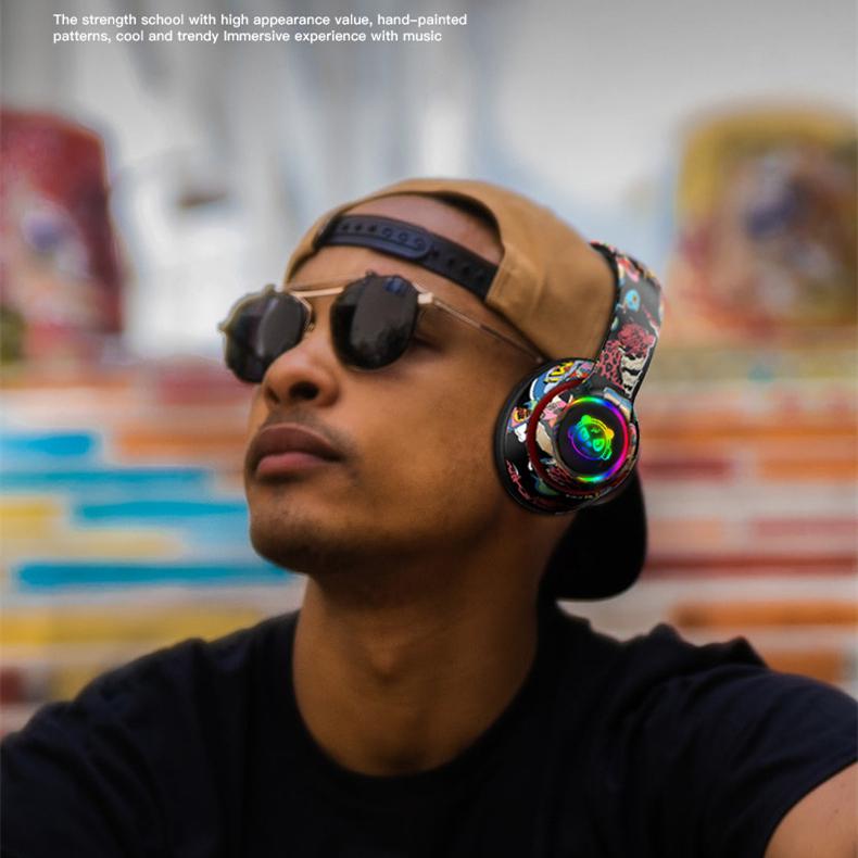 Wireless Bluetooth Headphones Earphone Noise Canceling Sports Game Headset Universal Computer Headsets