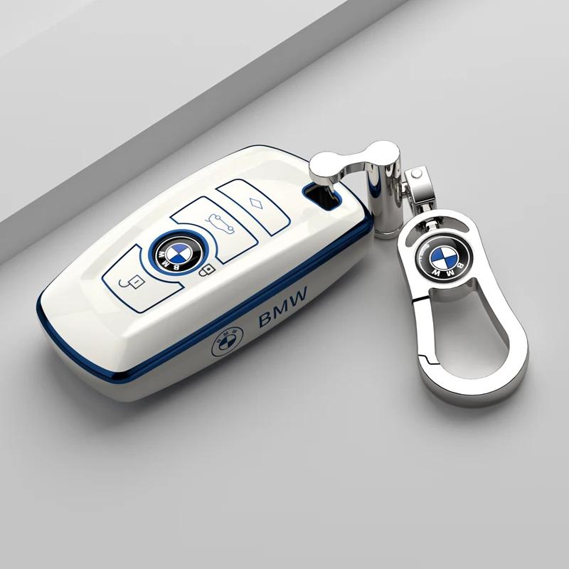 4 Buttons for BMW F30 F20 F10 F18 F22 F01 X3 X4 F06 F02 M3 M5 Car Key Cover Case Shell Auto Styling Accessories BM5
