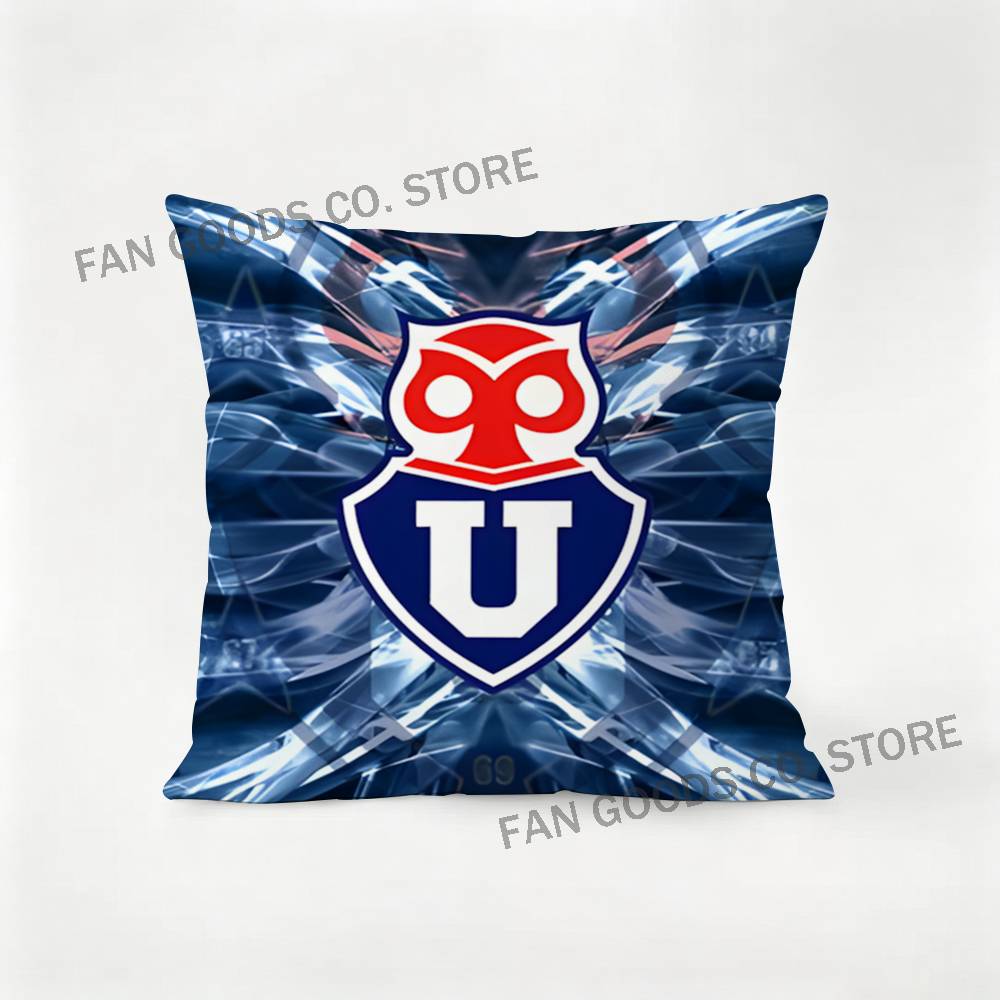 CChile University Logo Cushion For Bedroom Car Coffee Shop Room and Living Room Sofa Decorative Pillow Cover Case