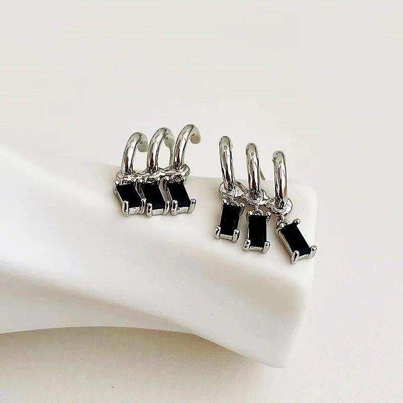 BLINGBAY, новый дизайн, необычные U-образные серьги золотого цвета для женщин, корейские модные украшения с кристаллами, необычные аксессуары для девочек