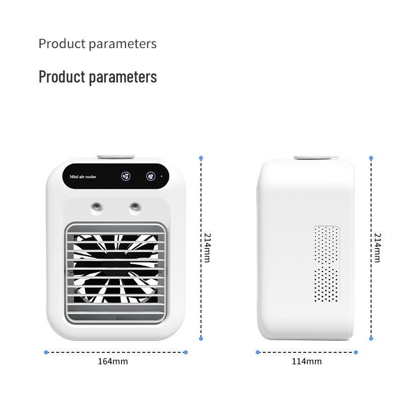 Портативный настольный воздухоохладитель и увлажнитель для общежитий