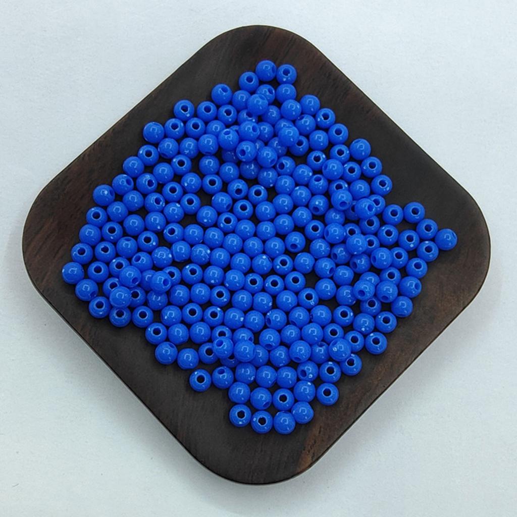 Творческий браслет ожерелье круглые свободные бусины изготовление ювелирных изделий мини бусины 200 шт 4 мм DIY для однотонного кулона маленькие бусины