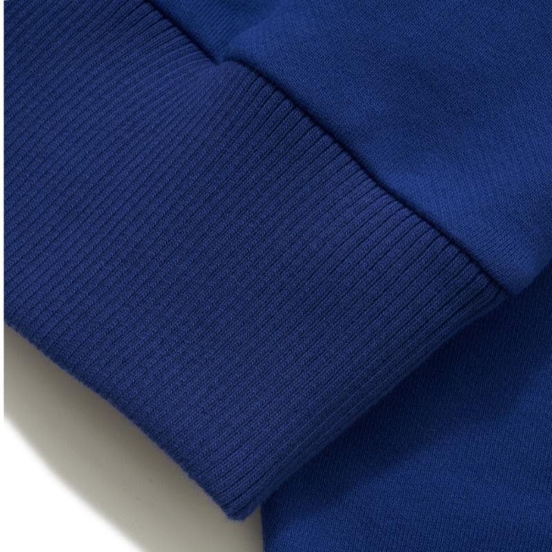 Blu Dot Oversized Half Zip Sweatshirt Bl