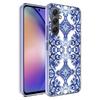 Сине-белый фарфоровый узор Чехол для телефона для Samsung A17 A37 A57 A07 A16 A26 A36 A56 A06 A02S A12 A22 A32 A52S A04S A14 A24 A34 A