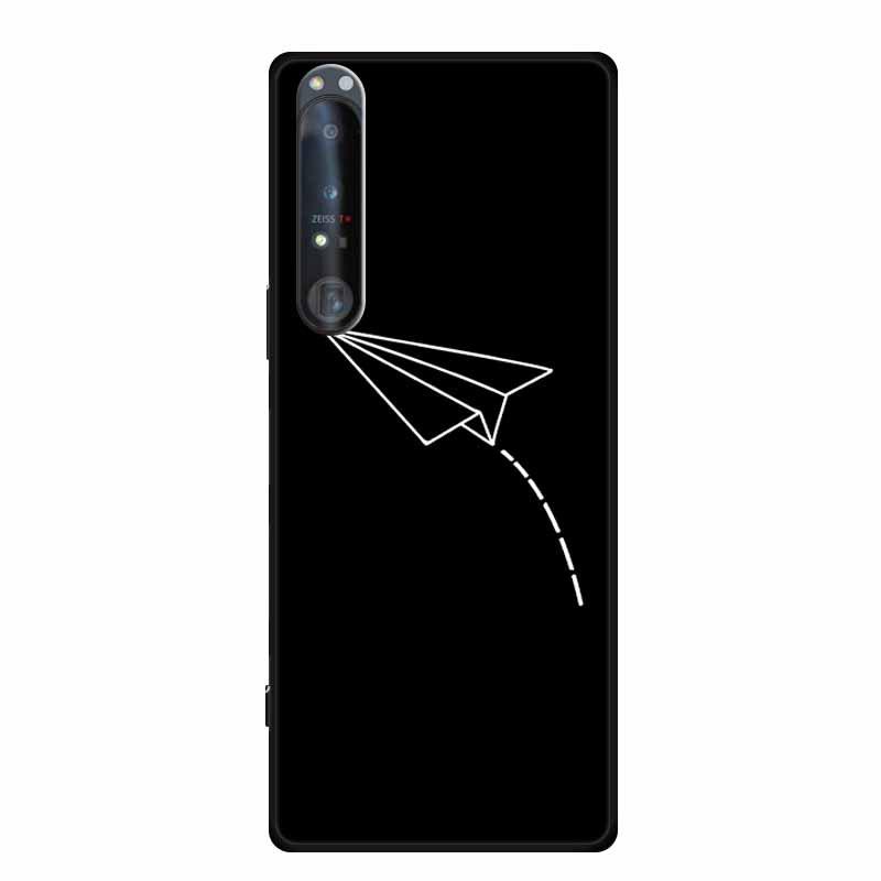 Простой окрашенный ТПУ мягкий чехол-накладка с полым дизайном для Sony 1 IV