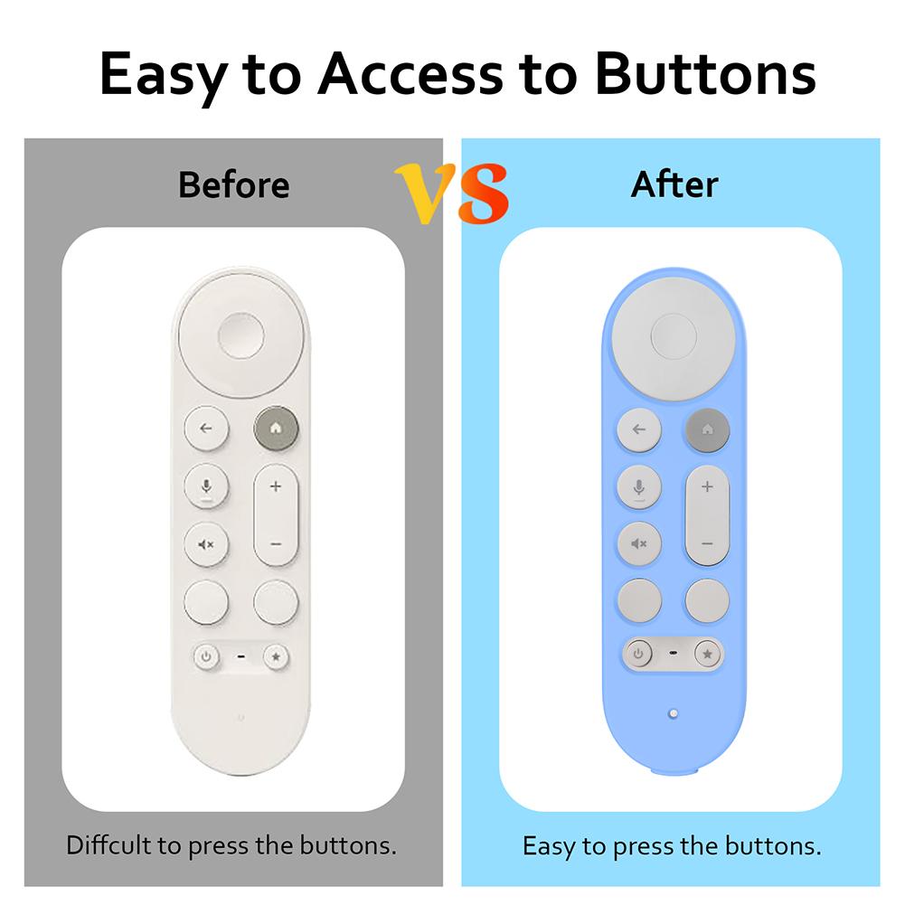 Силиконовый чехол для пульта ДУ, противоскользящая защитная накладка на контроллер, защитный чехол для пульта, крышка для Google TV Streamer 4K