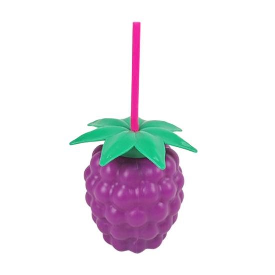 Пластиковый стакан с крышкой и трубочкой в виде ананаса 500 мл Клубничный Кофе со льдом Винная Кружка для чая Фруктовидный стакан-термос для вечеринки Свадьбы Дня рождения