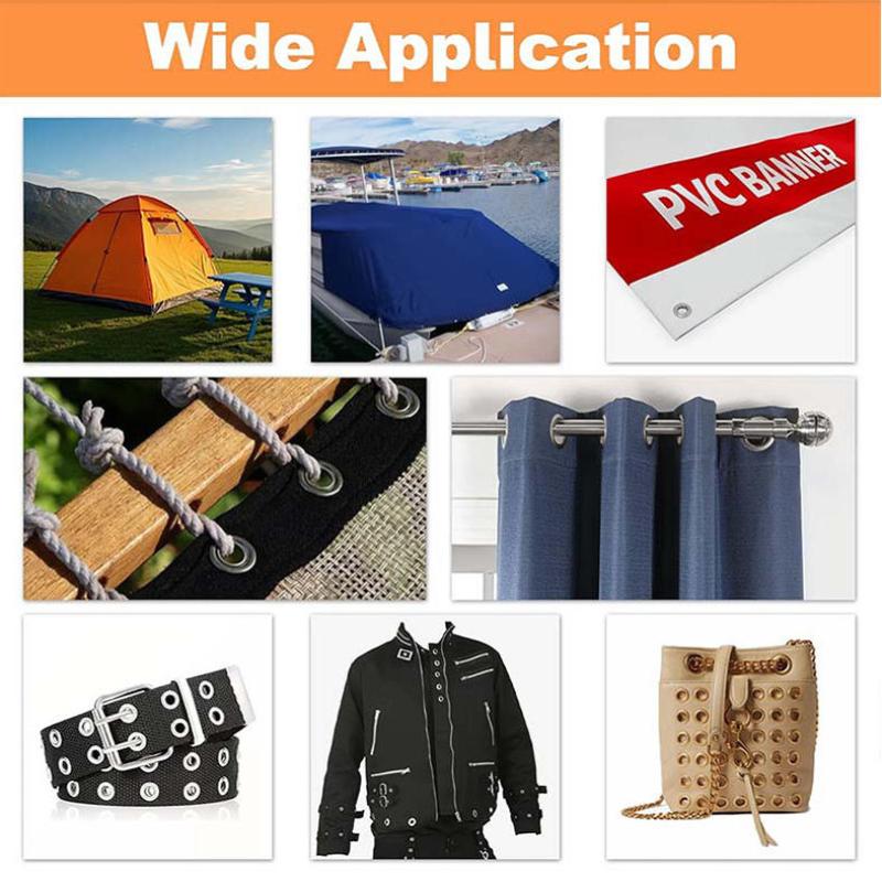 1 Набор Портативный Ручной Металлический Пробойник для Люверсов Зажим для Кожи Холста Одежды DIY Тент Кольцо 10 мм Комплект Инструментов для Зажима Люверсов