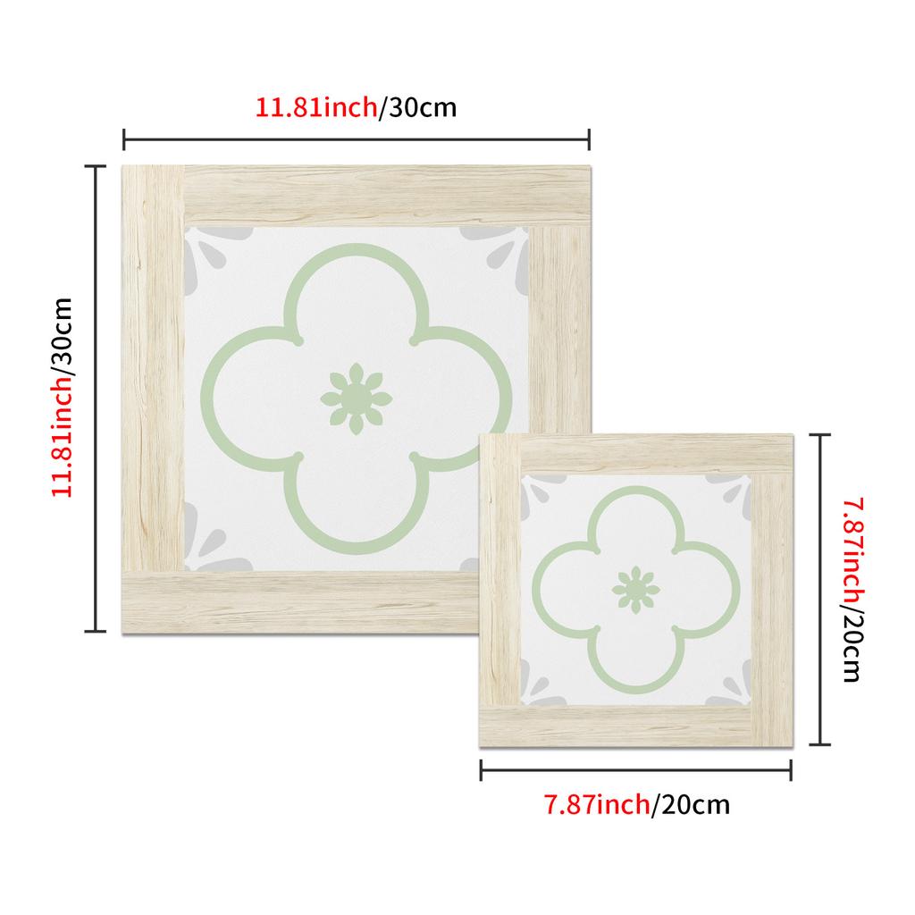 PP Thickened Matte Floor Sticker Household Bathroom Waterproof Non-slip Self-adhesive Floor Sticker Living Room Decorative Sticker