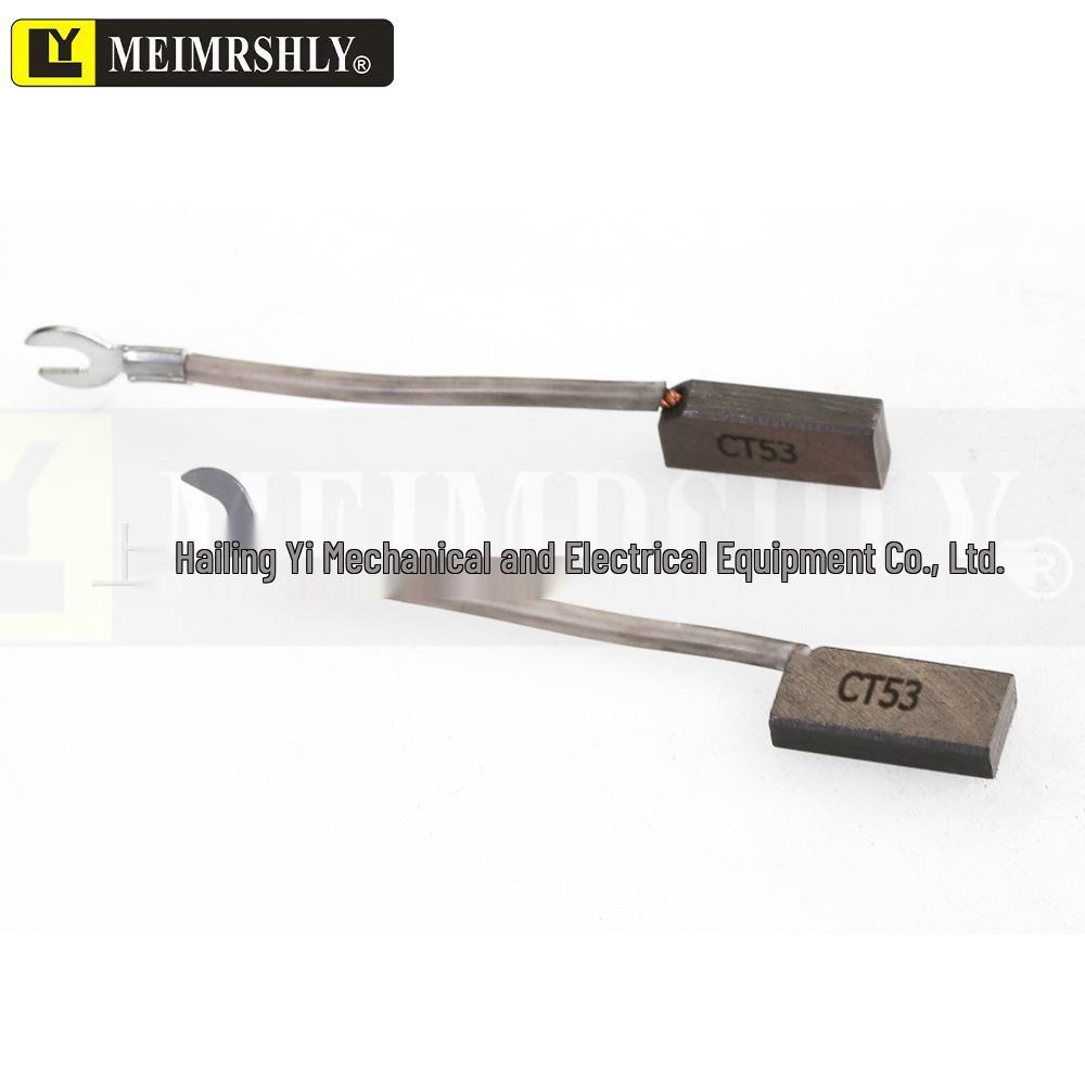 CT53 Двухплечевой V-образный держатель угольных щеток (5x10mm) для колеса токоприемника кабельного оборудования