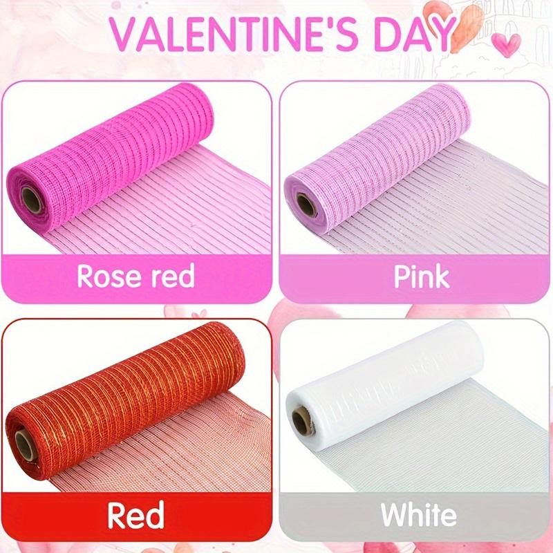 Рождественская сетка Лента Деко Металлическая Осенняя сетка Металлическая фольга Белая Красная Зеленая сетка Рулоны для DIY Рождественский проект Венки Вечеринка