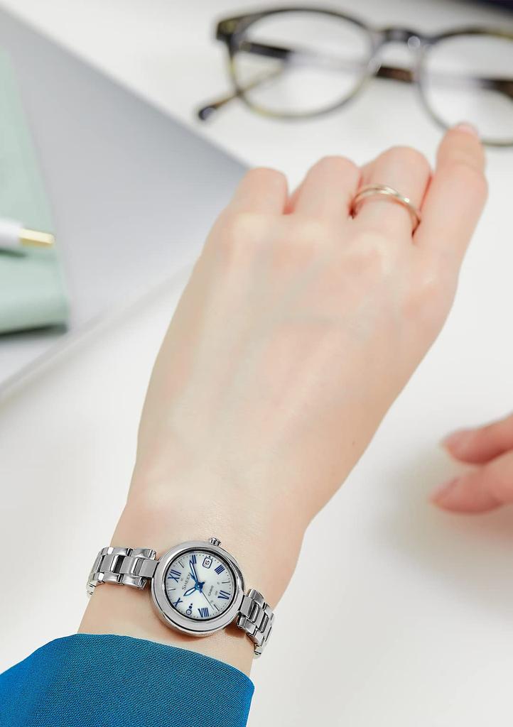 Часы Casio SHEEN Радиоуправляемая модель Titanium Series Silver SHW-7100TD-7AJF Женские