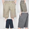 Большие размеры мужские шорты карго хлопковые брюки Five Point ниже колена шорты свободного кроя мужские рабочие шорты спортивные повседневные шорты 4XL
