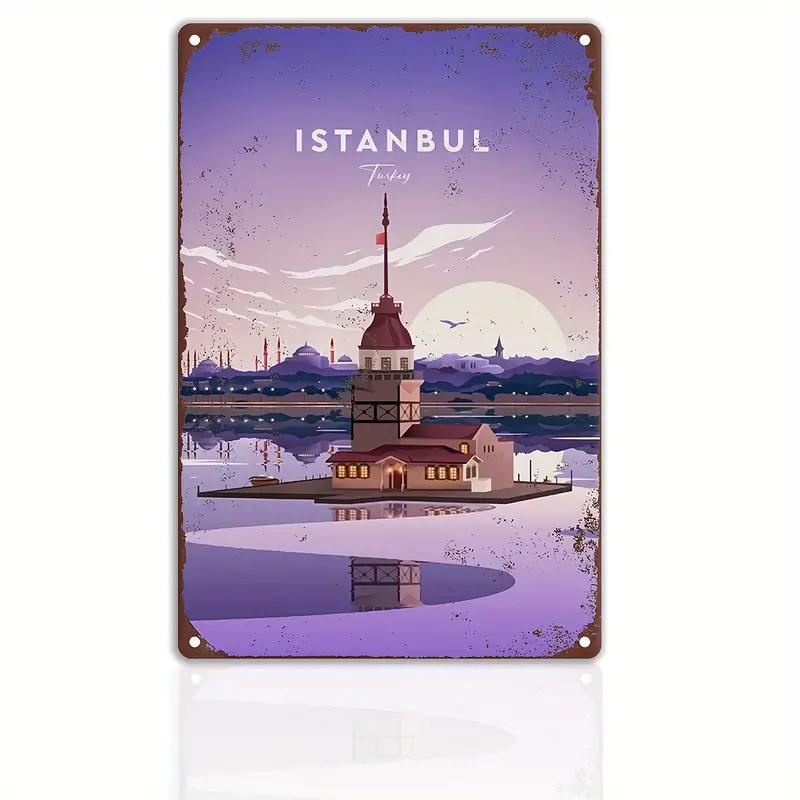 Ретро Металлическая Табличка Путешествие Вокруг Света,РИМ,ФРАНЦИЯ,МУМБАИ Винтажный Художественный Постер,Дом,Бар,Комната,паб,Отель,Кафе,Клуб Настенный Декор Подарок