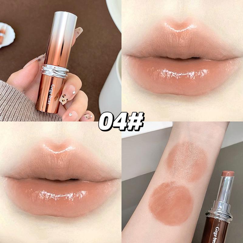 Помада «Медвежонок Геге»: Зеркальный блеск, Увлажняющая эссенция, Уменьшает морщинки на губах, Придает губам сияние, Идеально для вечеринок и студентов