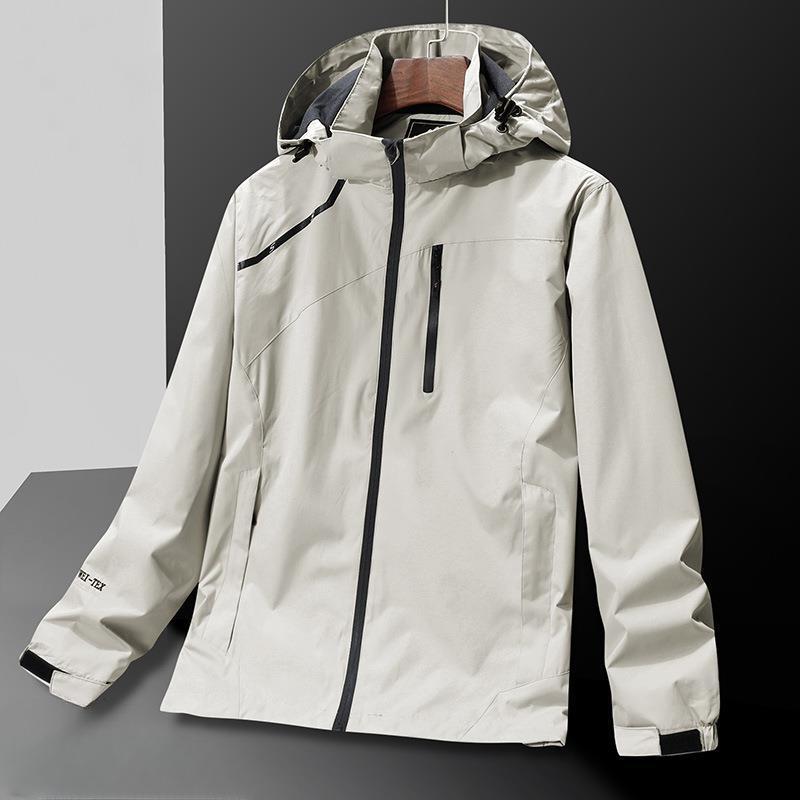 Outdoor Jacket Men's Spring and Autumn Windproof Waterproof Fashion Trend Autumn Large Size Couple Jacket Men's Jacket