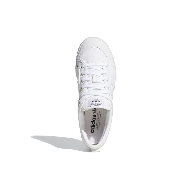 Adidas Nizza Platform Triple White Women Sneakers Cloud-White FV5322