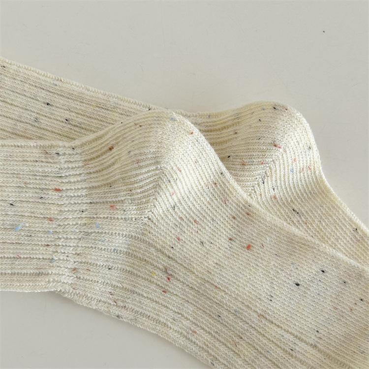 Новые носки женские осенние и зимние хлопковые трикотажные эластичные длинные носки японская мода полосатые носки в стиле Харадзюку ретро уличная одежда