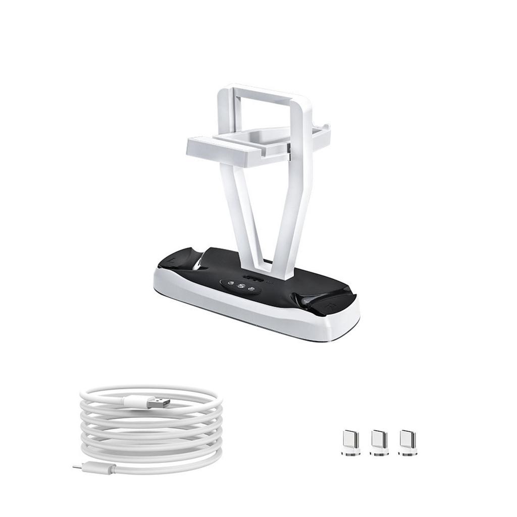 Двойное быстрое зарядное устройство, беспроводной контроллер, USB-зарядная подставка, док-станция для PS VR2, VR-ручка, аксессуары для зарядного кронштейна