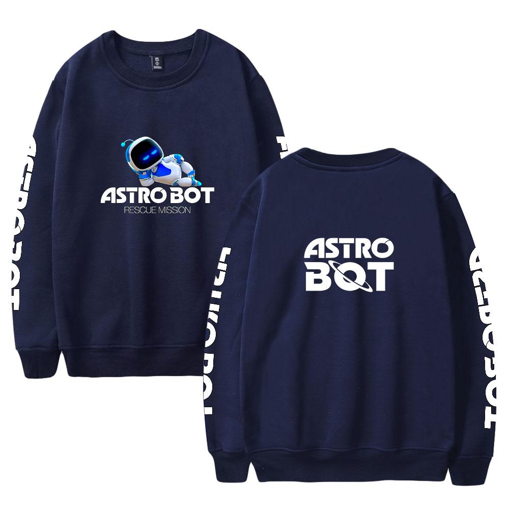 Женские Мужские Худи с Принтом Astro Bot Свитшоты с Капюшоном Круглый Вырез Мужской Пуловер Мужская Одежда Уличная Одежда Спортивный Костюм для Улицы