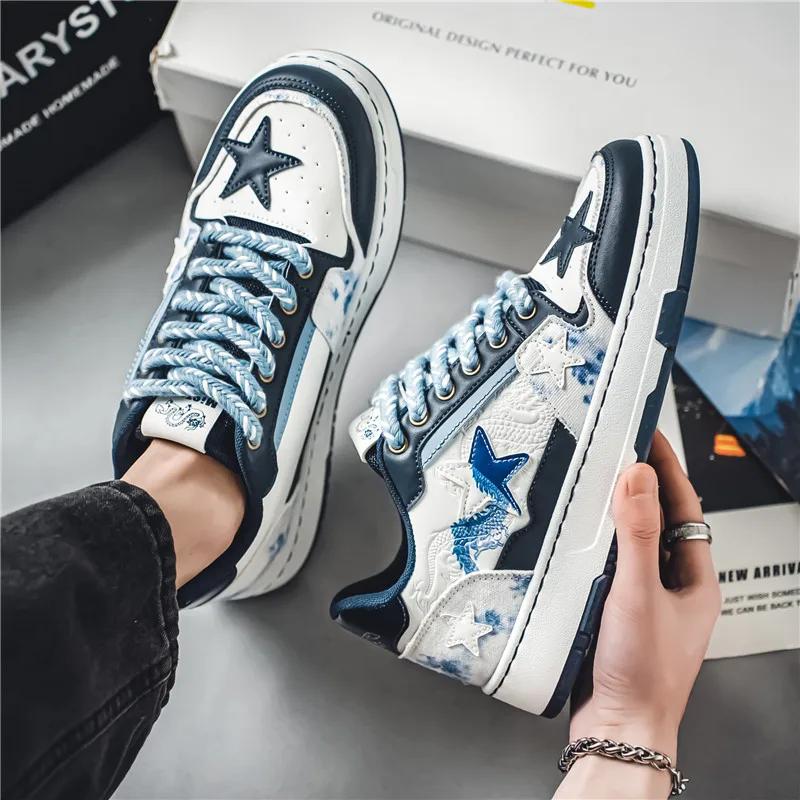 Скейтборд мужские кроссовки нескользящие мокасины повседневные кроссовки спортивная и досуговая обувь для мужчин спортивная обувь на платформе износостойкая