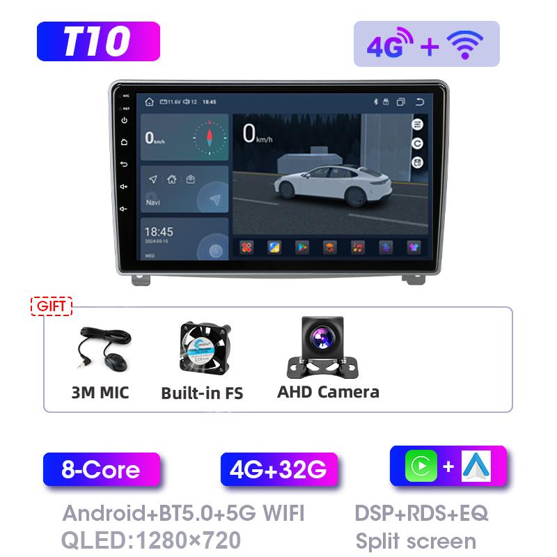 Autoradio GPS Navigation Carplay Multimédia pour Peugeot 407 CC SW 407CC 407SW 2004 - 2011 Android Auto 2 Din Systèmes Intelligents Automobiles