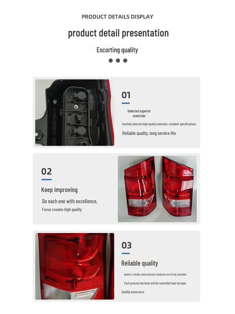 Mercedes-Benz VITO LED Taillight Assembly: Perfect Fit Brake & Turn Signal Light