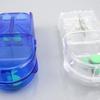 Medicine Tablet Pill Cutter Splitter Divider Storage Compartment Box Holder Case
