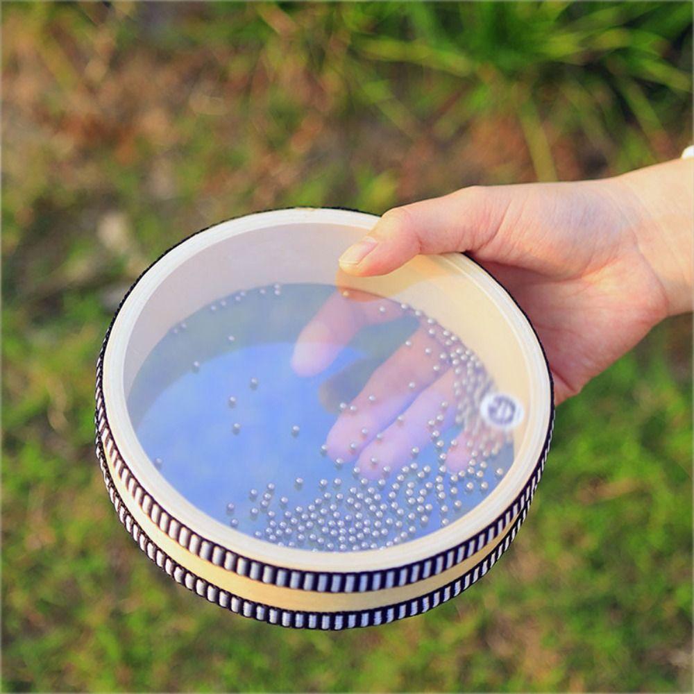 The Sound of The Sea Wave Drum Double Sided Hand Drum Musical Instrument Ocean Drum Meditation