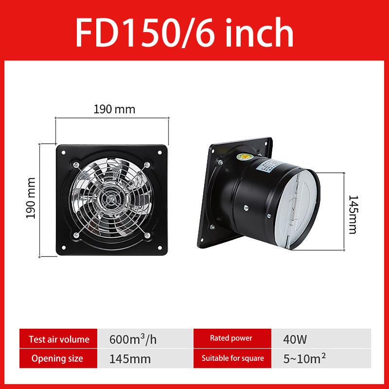 4 Inch 6 Inch Exhaust Fan Ventilation Fan Exhaust Ventilation Fan For Warehouses Factories Garageskitchens
