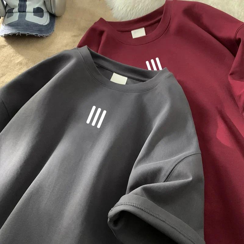 Мужские оверсайз футболки Мужская футболка Белая 5XL Повседневная летняя одежда Футболки с принтом для мужчин Одежда