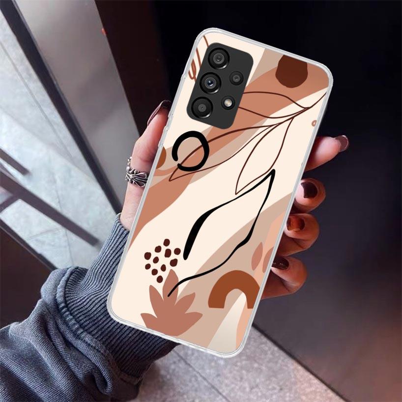 Abstract Women Face Line Phone Case For Samsung Galaxy A17 A57 A37 A16 A26 A36 A56 A15 A25 A35 A55 A14 A13 A54 A53 A34 A24 A33 A