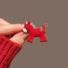 Snowflake Zinc Zinc Alloy Horse Brooch Drip Oil Brooch Animal Lapel Pins  Jewelry Accessories