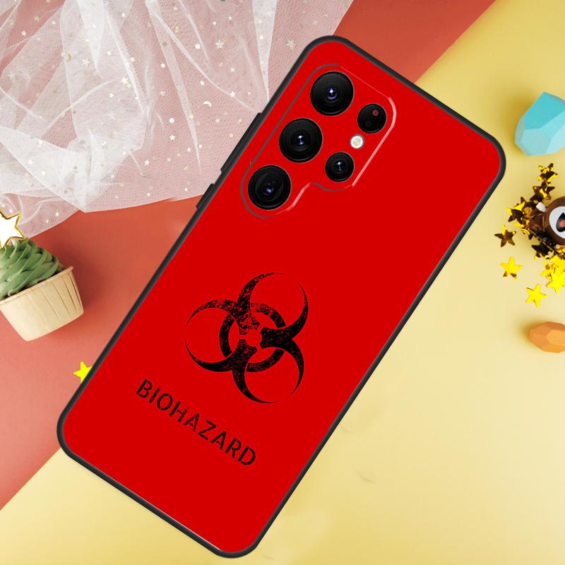 Warning Angry Danger Owner Phone Case For Samsung Galaxy S26 S25 Ultra S23 S21 S20 S22 S24 FE S10 Plus Cover Coque