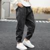 Kids Denim Jogger Pant Boys Jeans Classic Black Blue Pants Streetwear Infant Boy Casual Trousers