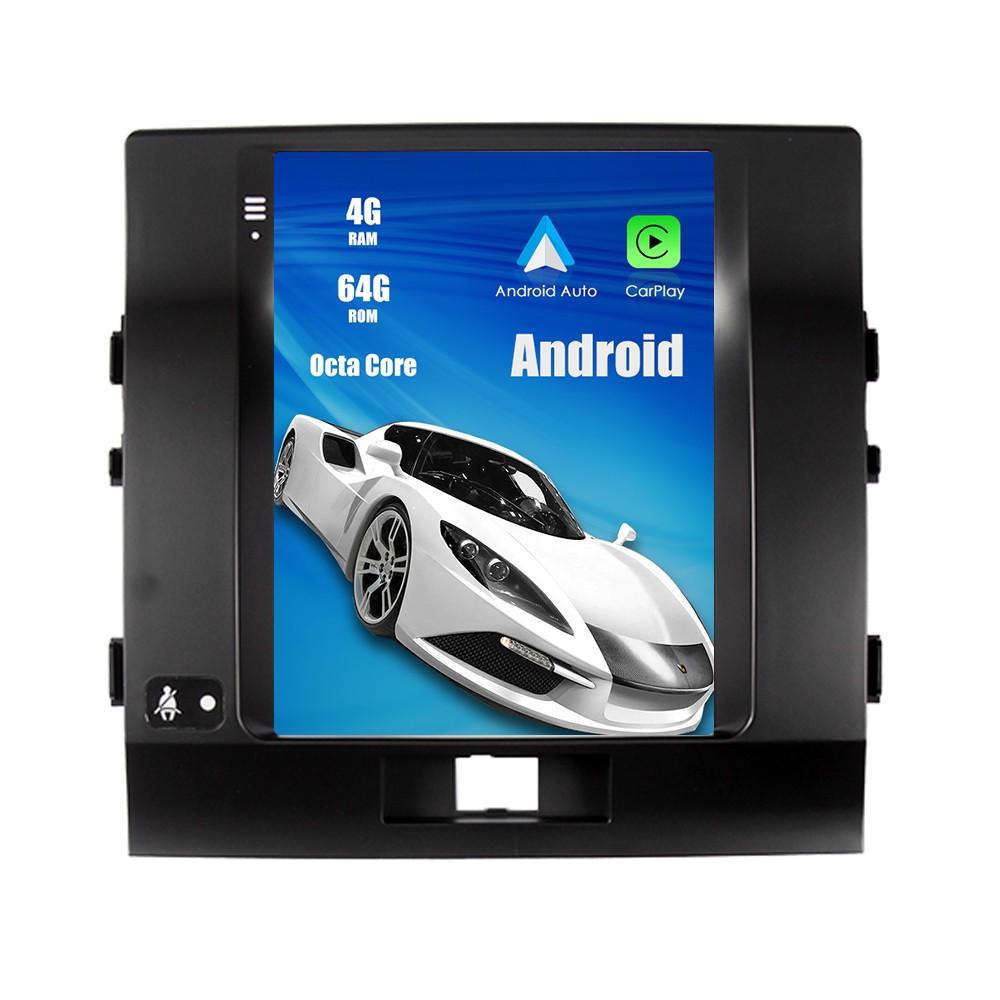 Головное устройство Android Radio CarPlay, автомобильное стерео авторадио для Toyota Land Cruiser 2007-2015