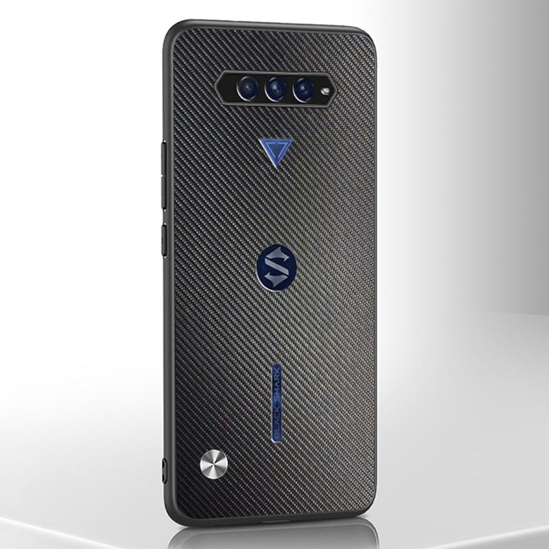 Luxury Leather Phone Case For Xiaomi Black Shark 4 3 5 Pro Cover Matte Silicone Protection Case For BlackShark 3 4 5 Pro Coque