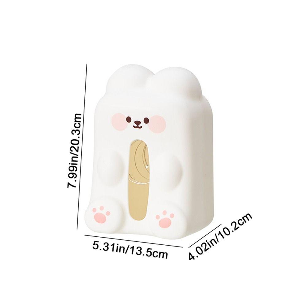 Мультяшный кролик, коробка для салфеток, настенная, коробка для вытягивания бумаги, милая коробка для хранения салфеток, кухня