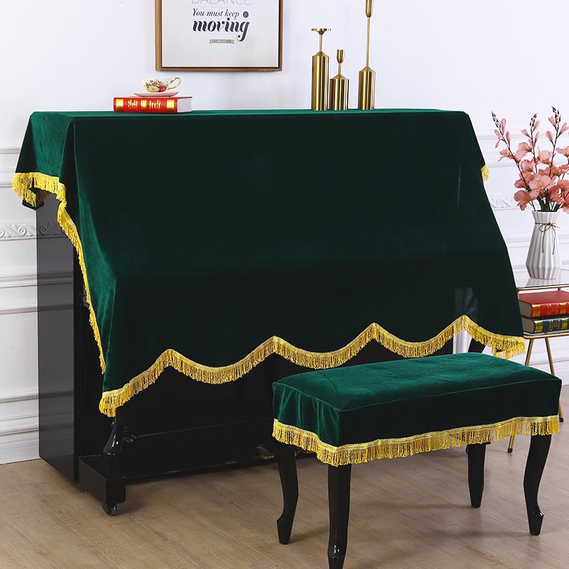 Бархатный чехол для табурета с кисточками, полупылезащитные чехлы, защитный чехол