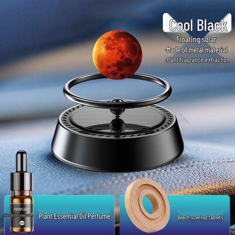 Плавающий на солнечной энергии держатель для автомобильного парфюма в виде планеты с ароматерапией
