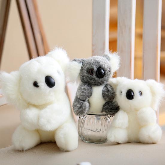 2Pcs/Set Koala Plush Toy Emotional Healing Soft Soothing Doll Hug Companion Well-being Doll Koala Hug Toy