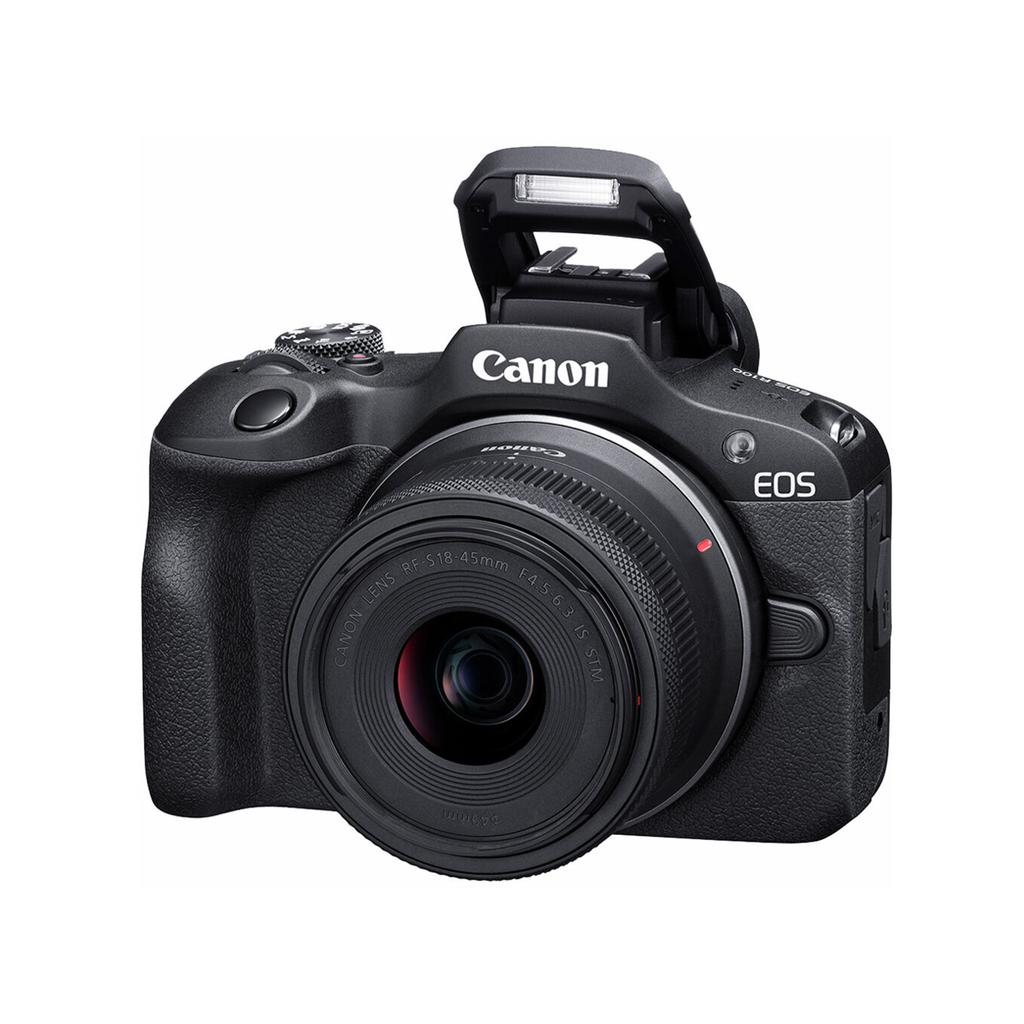 Canon Беззеркальная камера EOS R100 + зум-объектив RF-S 18-45mm f/4.5-6.3 IS STM